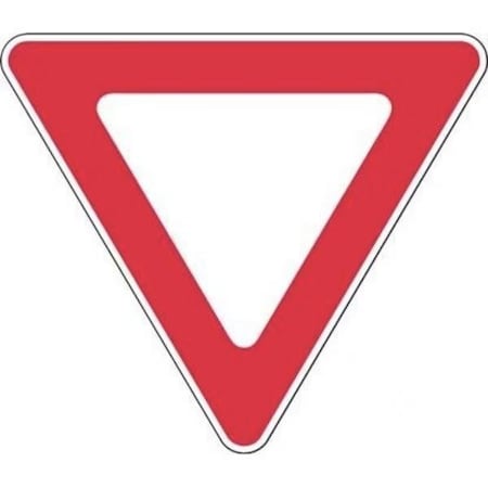 Accuform SAFETY SIGN YIELD 30 in  X 30 in  FRR377RA FRR377RA
